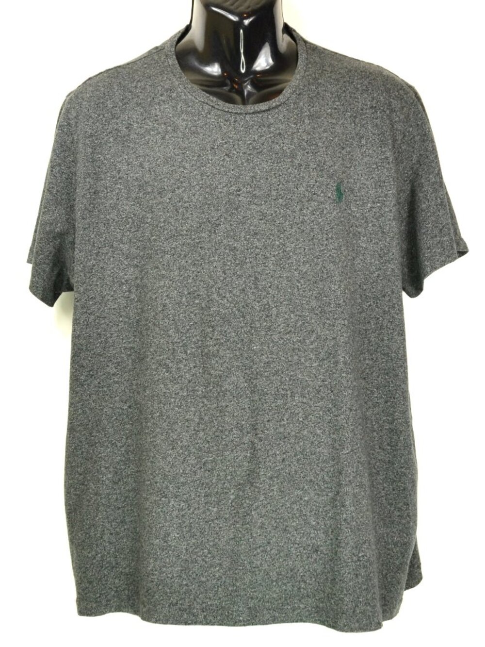 Polo Ralph Lauren Men's Size XL Grey & Green Cotton Polo T-Shirt